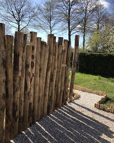 Afrastering kastanje achterhoek